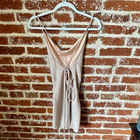 Luxe light pink sparkly dress - Picture 6 of 7